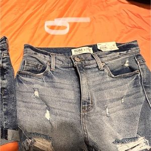 jean shorts, size 9. didn’t have that choice
